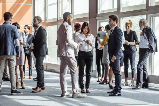 istock Business People on a Conference 1174126283