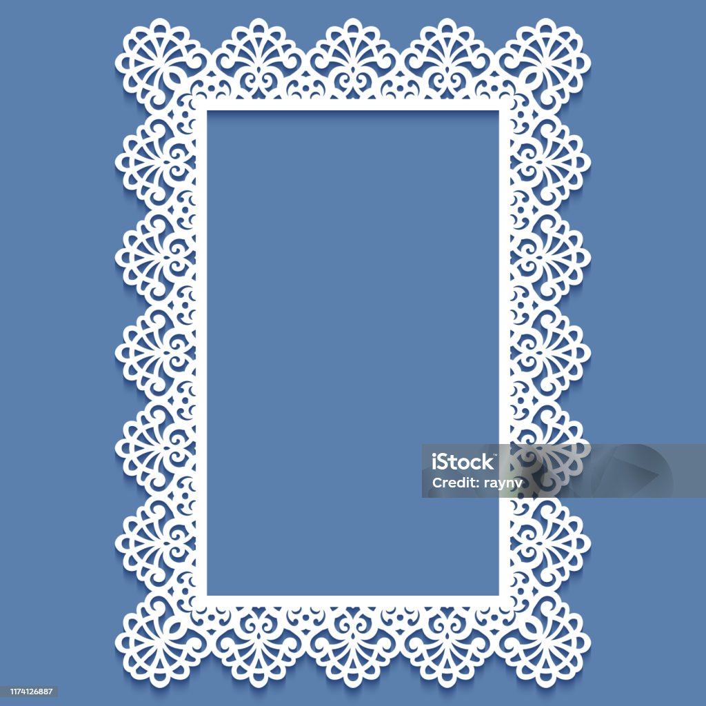 For Frame Cut Out Design Fancy Oval Frame * Set Of Eight * Black