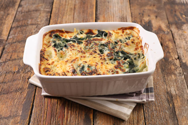 istock vegetable gratin, leek with cream and cheese 1174127580