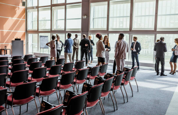 istock Business People on a Conference Event 1174129121