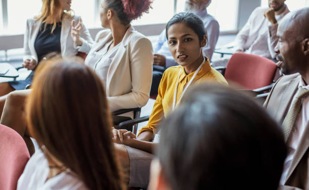 istock Business People at a Conference Event 1174131790