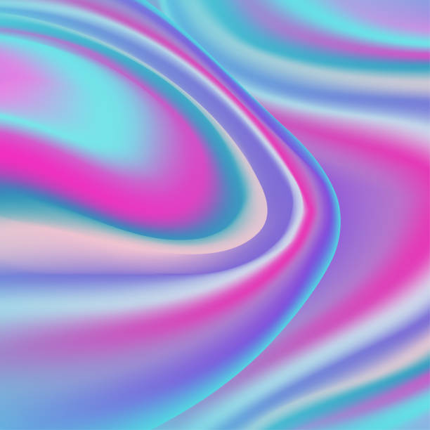 istock Abstract liquid acrylic mesh background in bright colors. Colorful smooth banner template. Easy editable soft colored vector illustration 1174136787