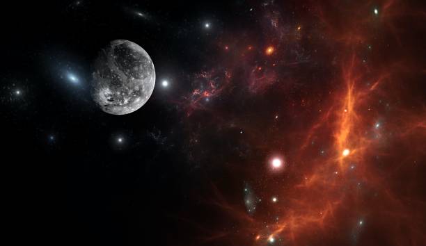 istock Planets and galaxy, cosmos, physical cosmology, science fiction wallpaper. 1174136934