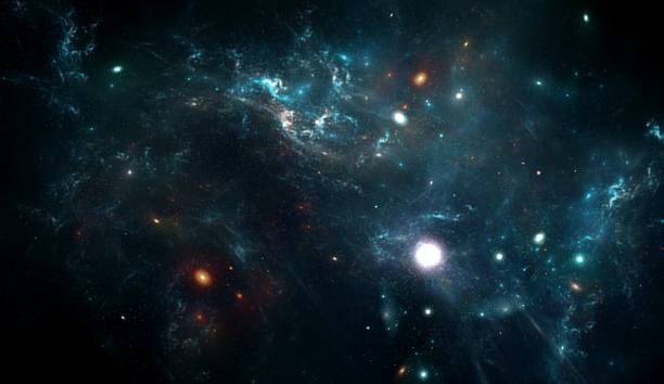 istock Planets and galaxy, cosmos, physical cosmology, science fiction wallpaper. 1174136967
