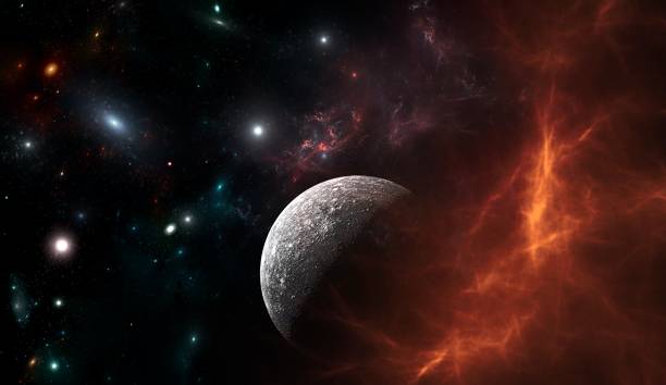 istock Planets and galaxy, cosmos, physical cosmology, science fiction wallpaper. 1174137001
