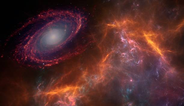 istock Planets and galaxy, cosmos, physical cosmology, science fiction wallpaper. 1174137177