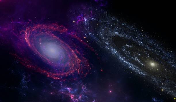 istock Planets and galaxy, cosmos, physical cosmology, science fiction wallpaper. 1174137776