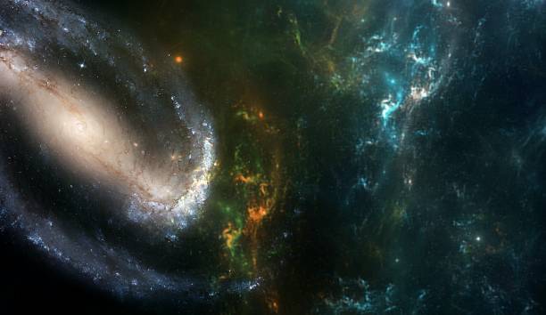 istock Planets and galaxy, cosmos, physical cosmology, science fiction wallpaper. 1174137793