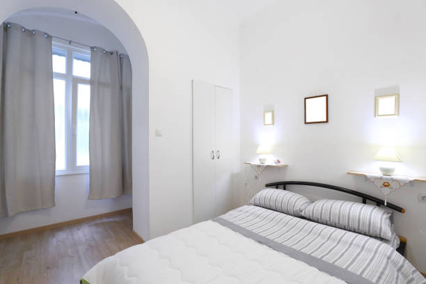 istock Modern private apartment bedroom interior 1174141113