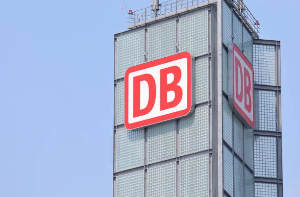 DB Deutsche Bahn train Germany Berlin Germany - June 12, 2019: DB Deutsche Bahn train company in Berlin Germany deutsche bahn stock pictures, royalty-free photos & images
