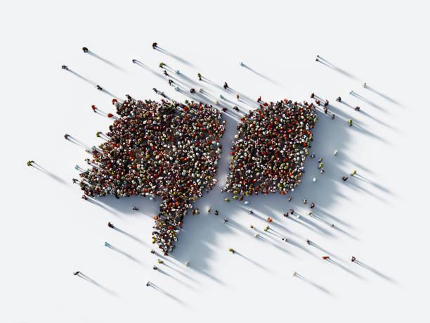 istock Human Crowd Forming A Big Dislike Icon: Social Media Concept 1174149047