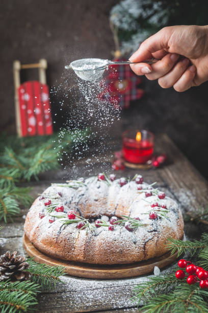 istock Homemade christmas cake 1174151369