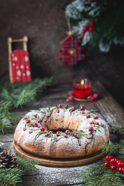 istock Homemade christmas cake 1174151437