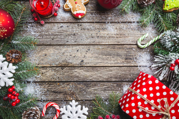 istock Christmas fir tree with decoration 1174151534
