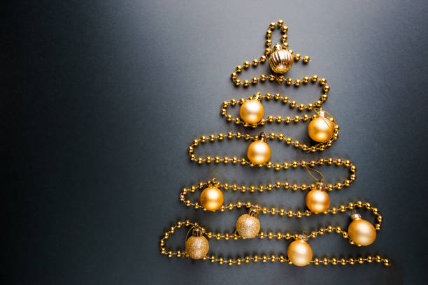 istock Christmas tree of balls 1174152142