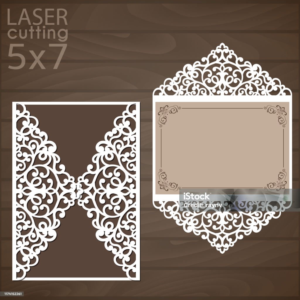 Z Fold Wedding Invitation Template