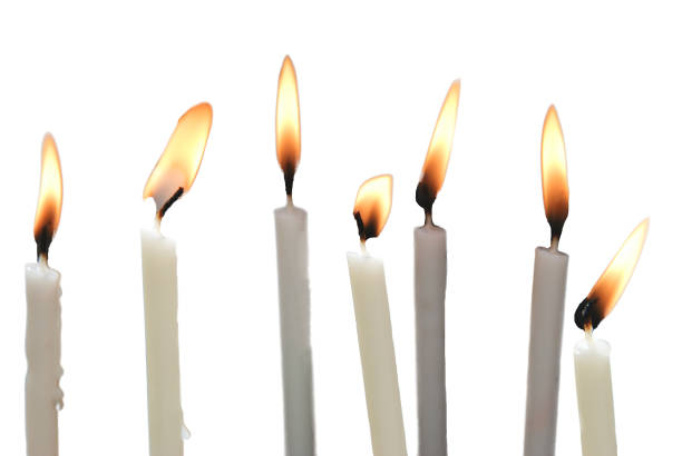 istock Many candle on a isolated white background. 1174156567