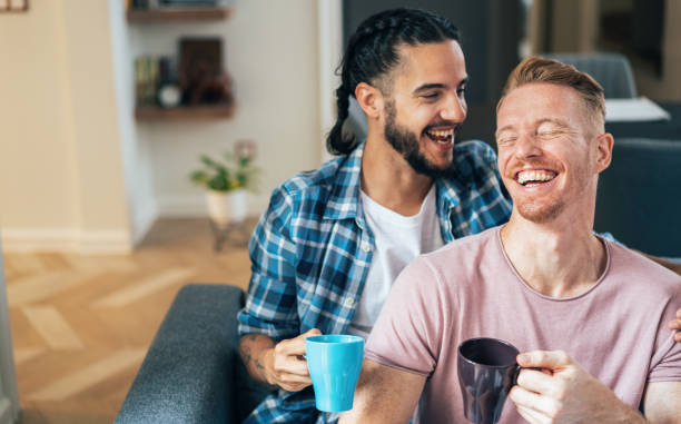 istock Happy gay couple 1174179206