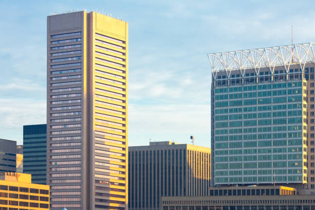 istock Close up  of buildings at downtown, Inner Harbor waterfront, Baltimore 1174181709