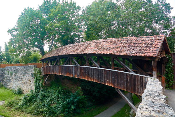 istock Medieval bridge in Rothenburg 1174207455