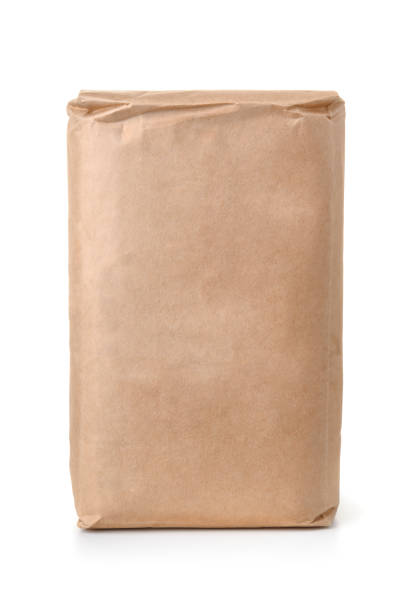 istock Front view of blank brown paper bag 1174210054
