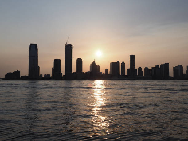 istock Jersey City skyline during sunset. 1174214805