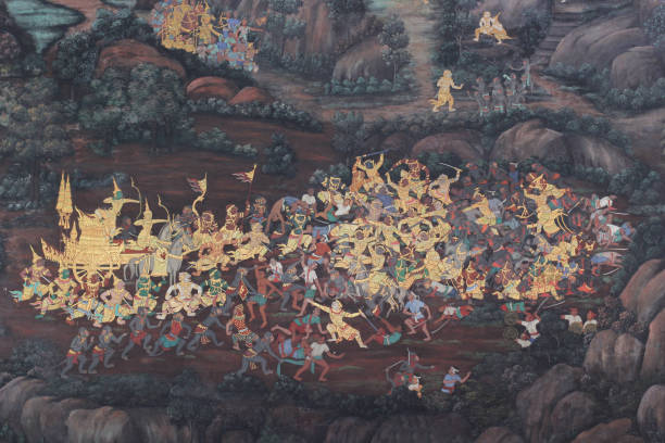 istock Ramayana epic paint at Wat Phra Kaew 1174224126