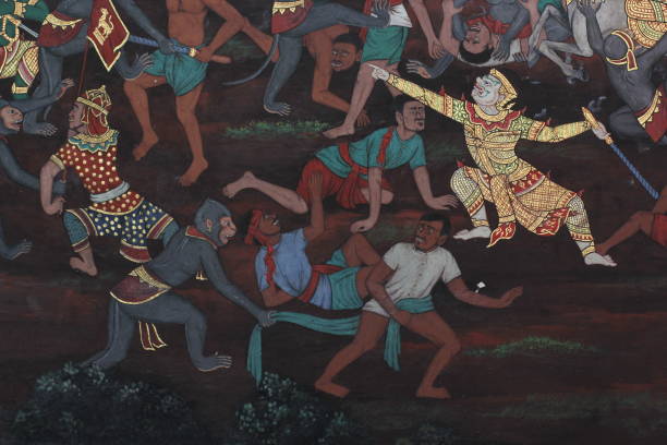 istock Ramayana epic paint at Wat Phra Kaew 1174224156