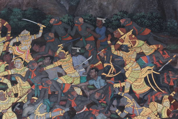 istock Ramayana epic paint at Wat Phra Kaew 1174224210