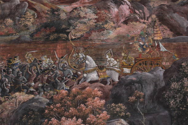 istock Ramayana epic paint at Wat Phra Kaew 1174225489