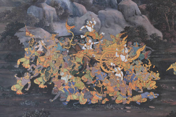 istock Ramayana epic paint at Wat Phra Kaew 1174225633