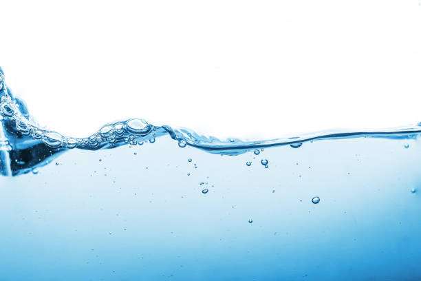 istock Water splash or water wave with bubbles of air on the background. 1174231921
