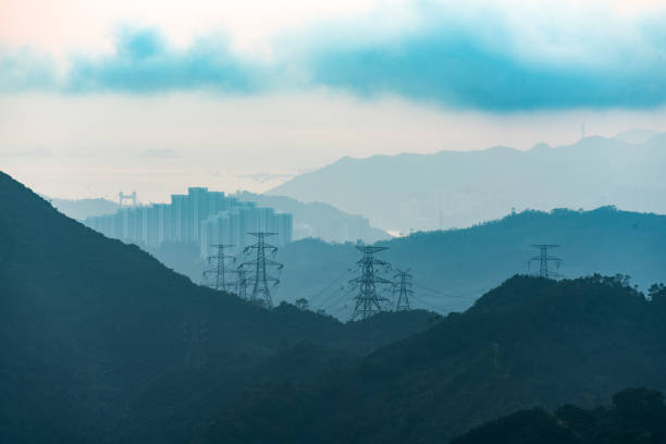 istock Communication antenna in Hong Kong 1174238369