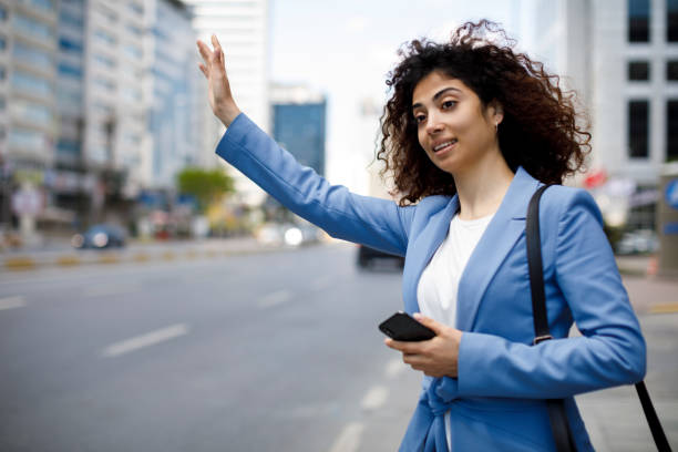 istock Young businesswoman communting to work 1174240804