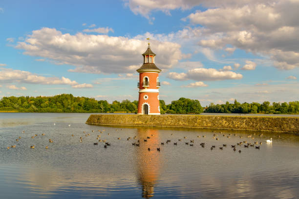 istock Lighthouse at the hunting lodge Moritzburg 1174243356