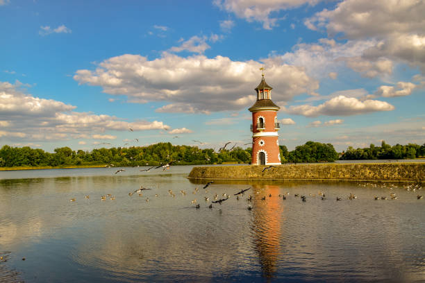 istock Lighthouse at the hunting lodge Moritzburg 1174243631