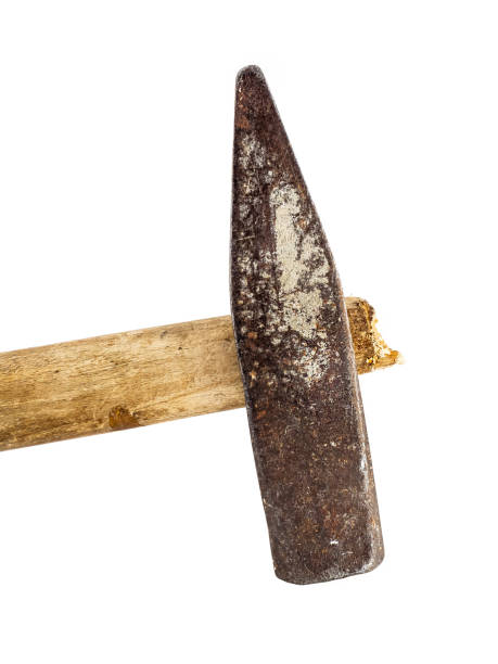 istock An old iron hammer with a wooden handle. Building tool 1174249756