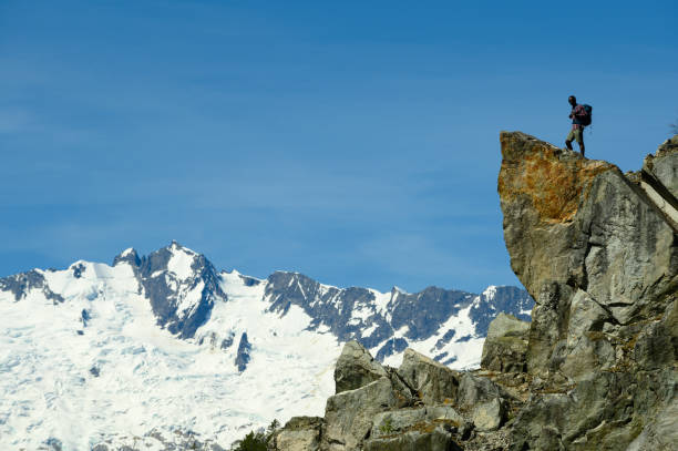 Mt. Kinpu in Okuchichibu covered in snow in Japan