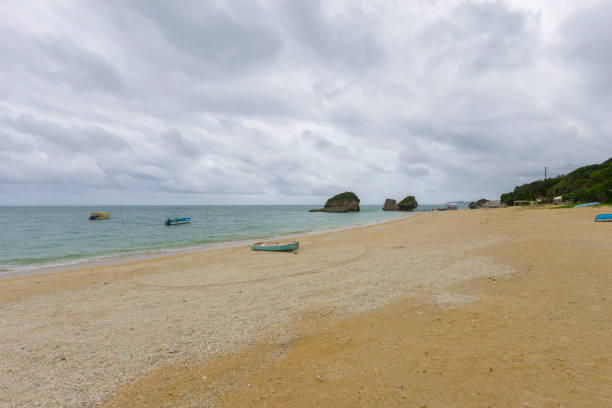 沖縄の有名なビーチ、美原ビーチ。
