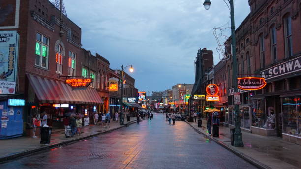 istock Rainy Night on Beale Street 1174255039