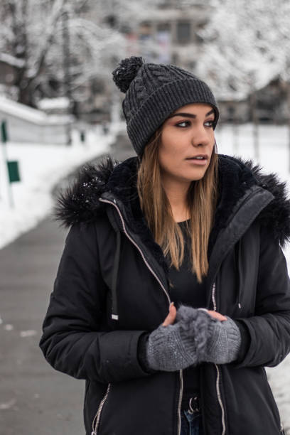 istock Walk in a park on a winter day 1174255296