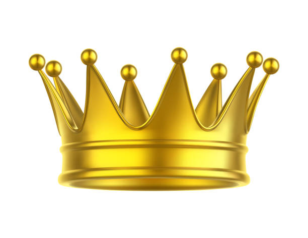 istock Icon of queen or king, princess or prince crown 1174257507