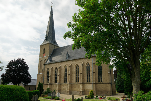 Exterior view of Holy Trinity Church in Krakow, Poland