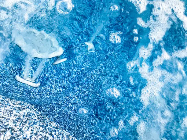 Photo of Close-Up Of Whirlpool Bubble In Hot Tub