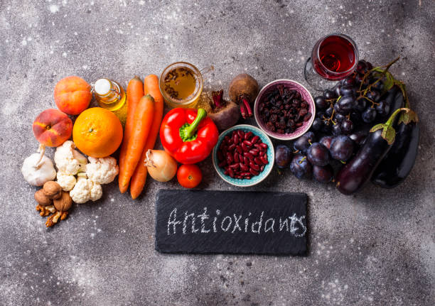 istock Antioxidants in products. Clean eating 1174292327