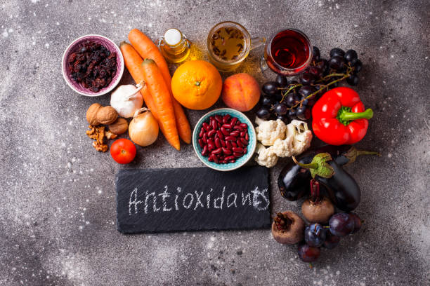 istock Antioxidants in products. Clean eating 1174292359