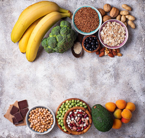 istock Assortment of food containing magnesium 1174292539