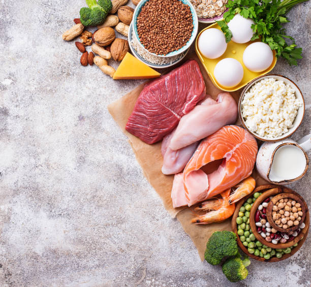 istock Healthy food high in protein 1174292553