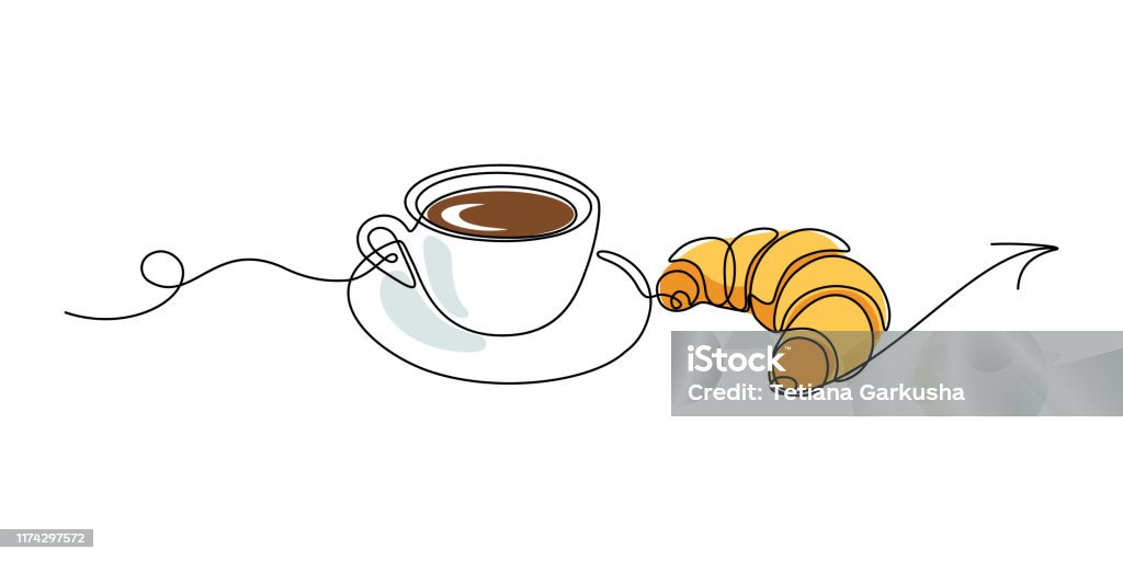 Inbjudan till välsmakande kaffekopp - Royaltyfri Frukost vektorgrafik