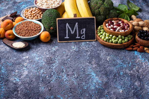 istock Assortment of food containing magnesium 1174301761